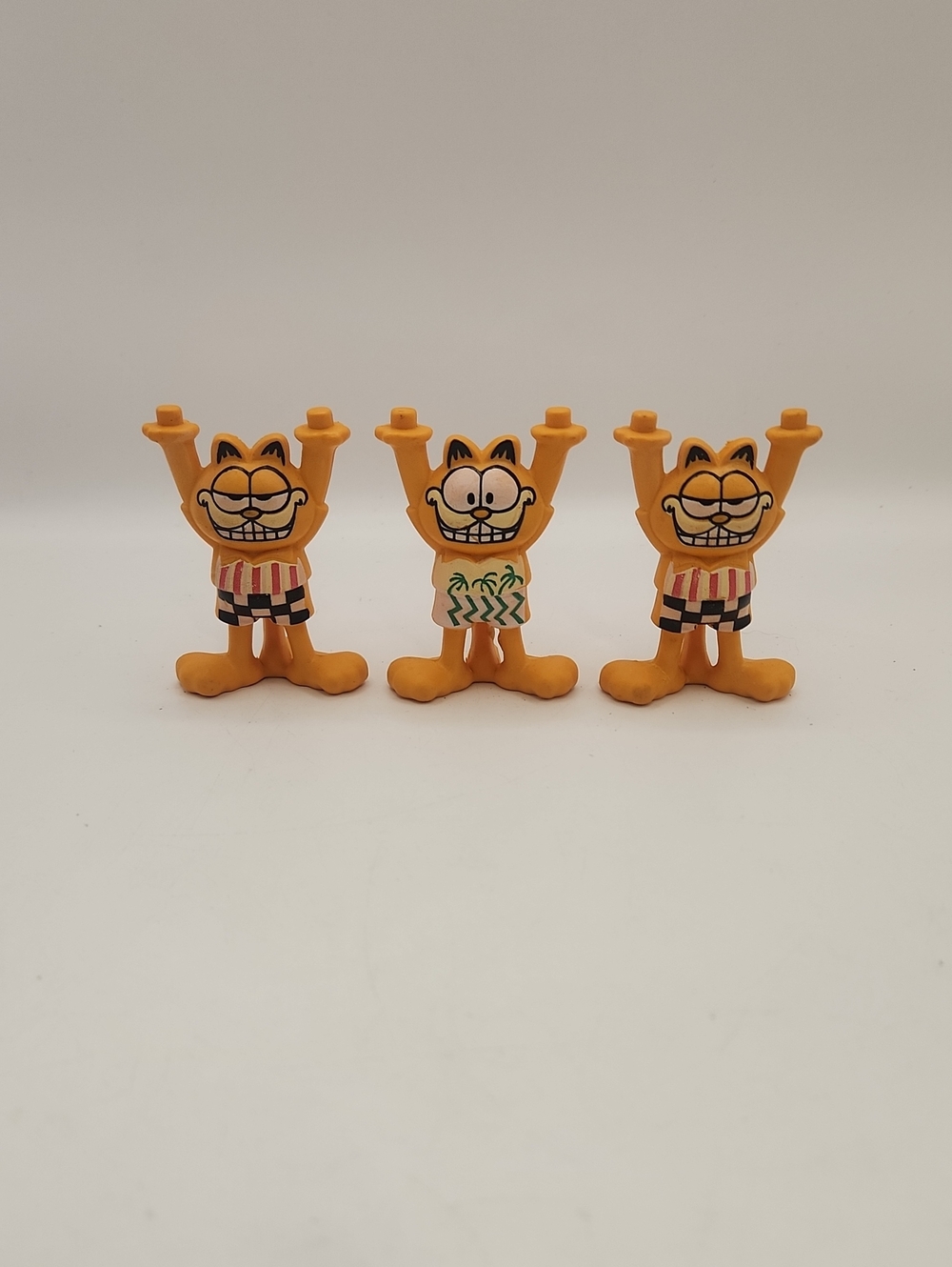 Vintage Garfield PVC Stackable Figures Lot United Feature Syndicate 1978 1981